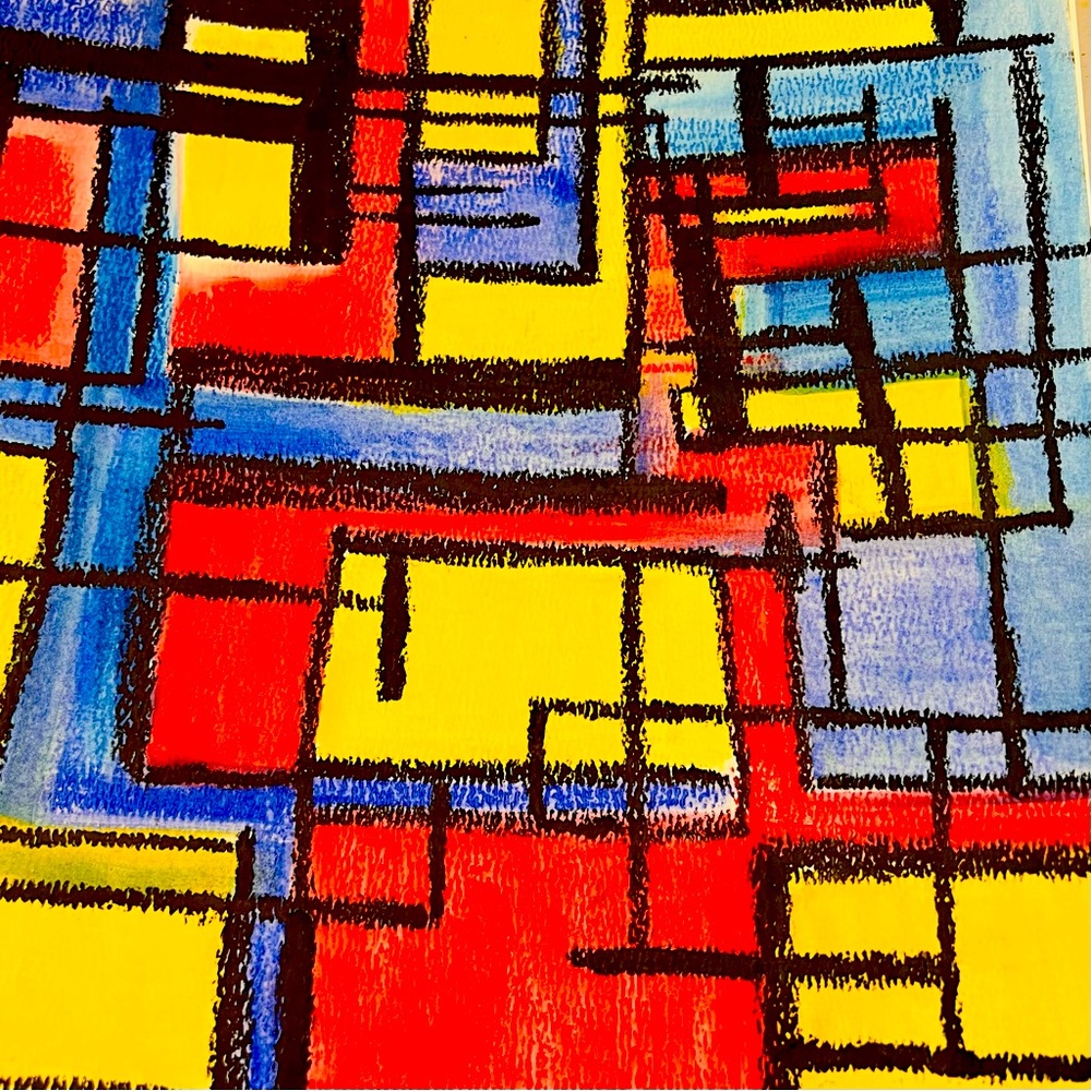 Beautiful 12x12 original one of a kind watercolor by artist.